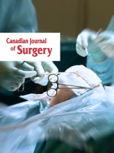 Canadian Journal of Surgery: 65 (3)